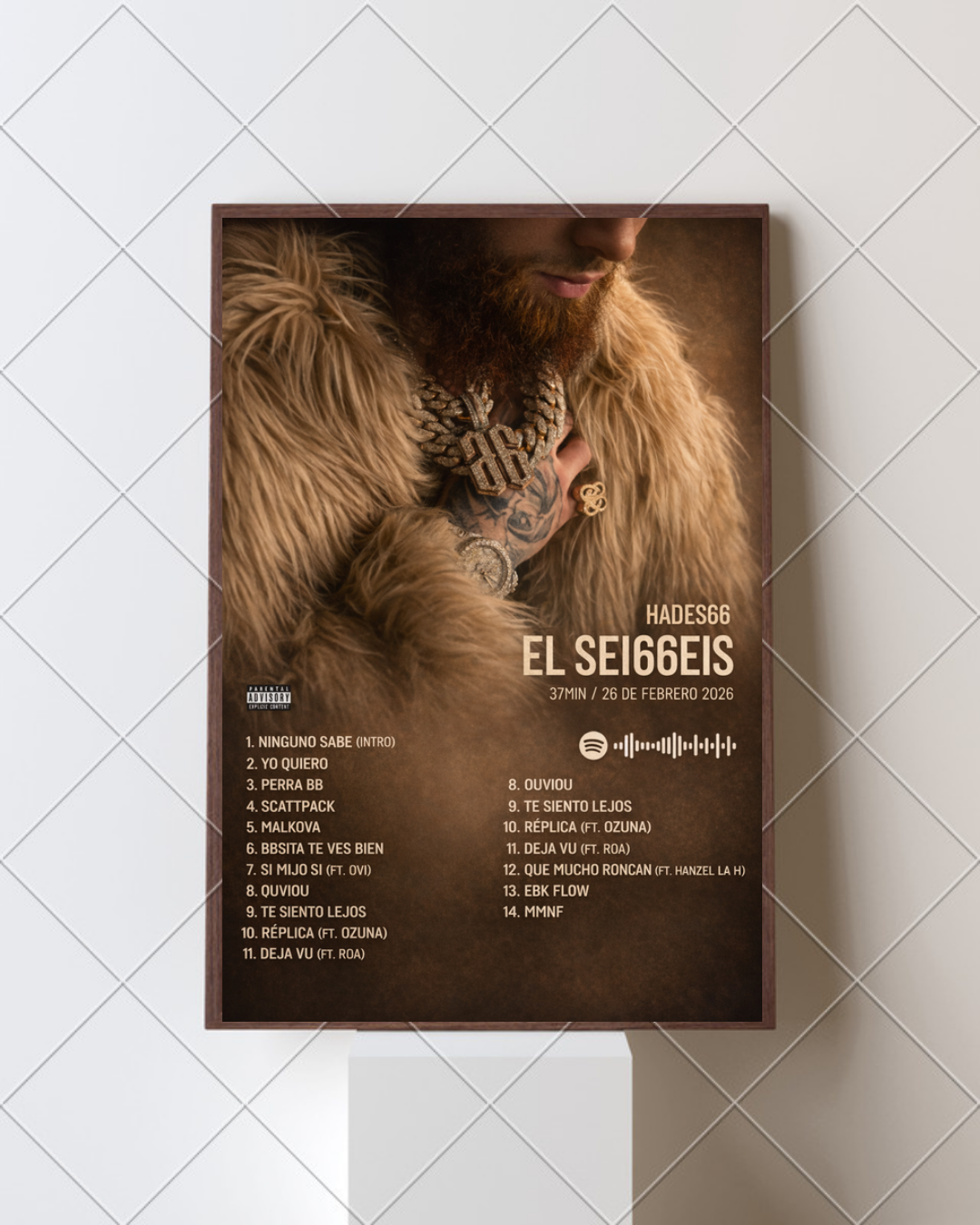 Cuadro HADES 66 – Estilo Spotify