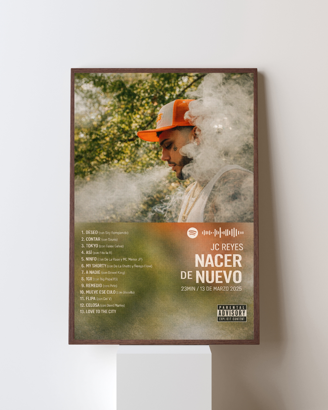 Cuadro JC REYES – Estilo Spotify