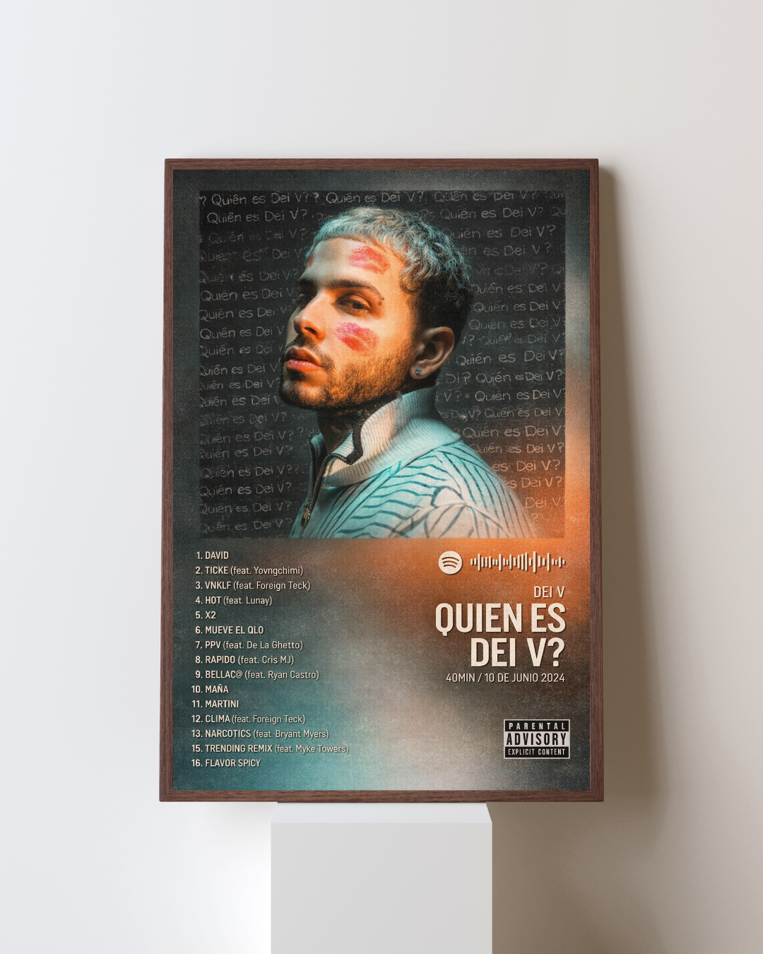 Cuadro DEI V – Estilo Spotify