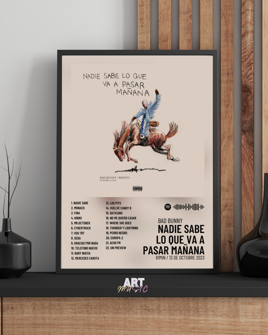 NADIE SABE LO QUE PASARA MAÑANA BAD BUNNY