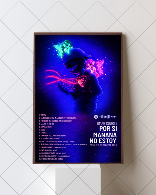 Cuadro OMAR COURTZ –  Estilo Spotify