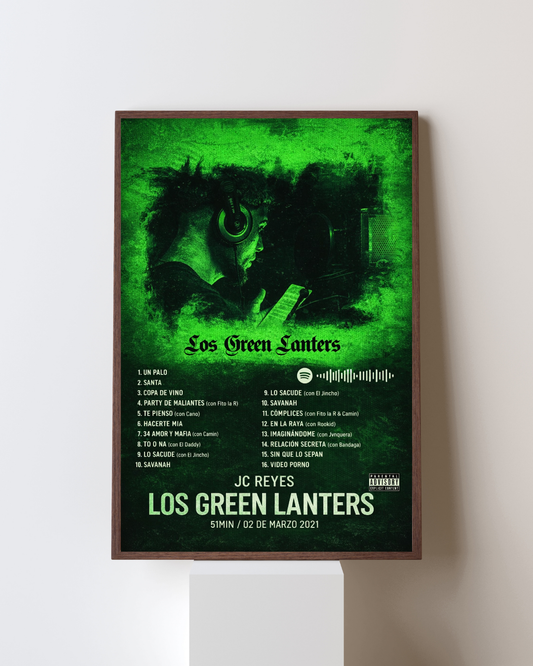 Cuadro JC REYES –  Estilo Spotify