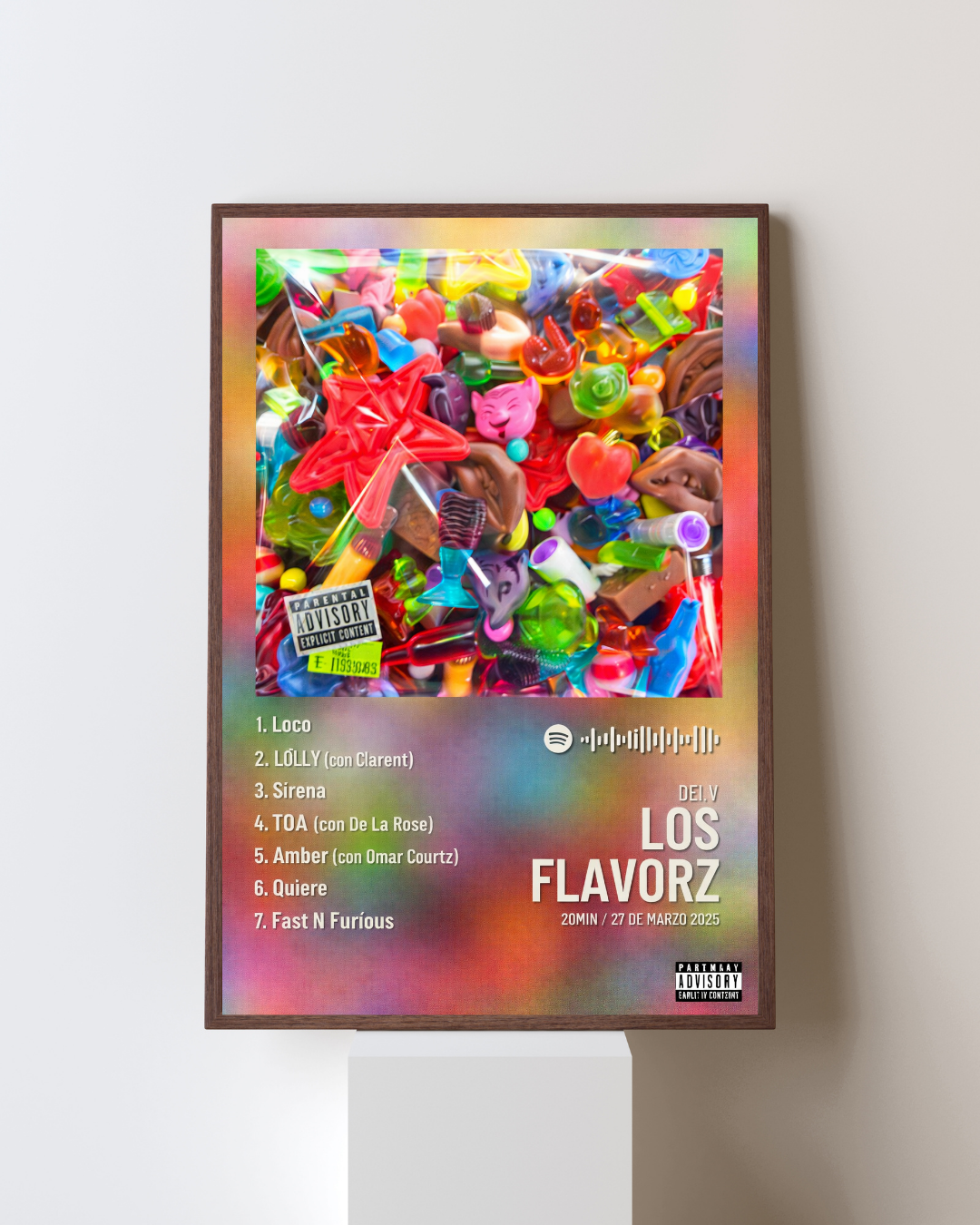 Cuadro DEI V –  Estilo Spotify