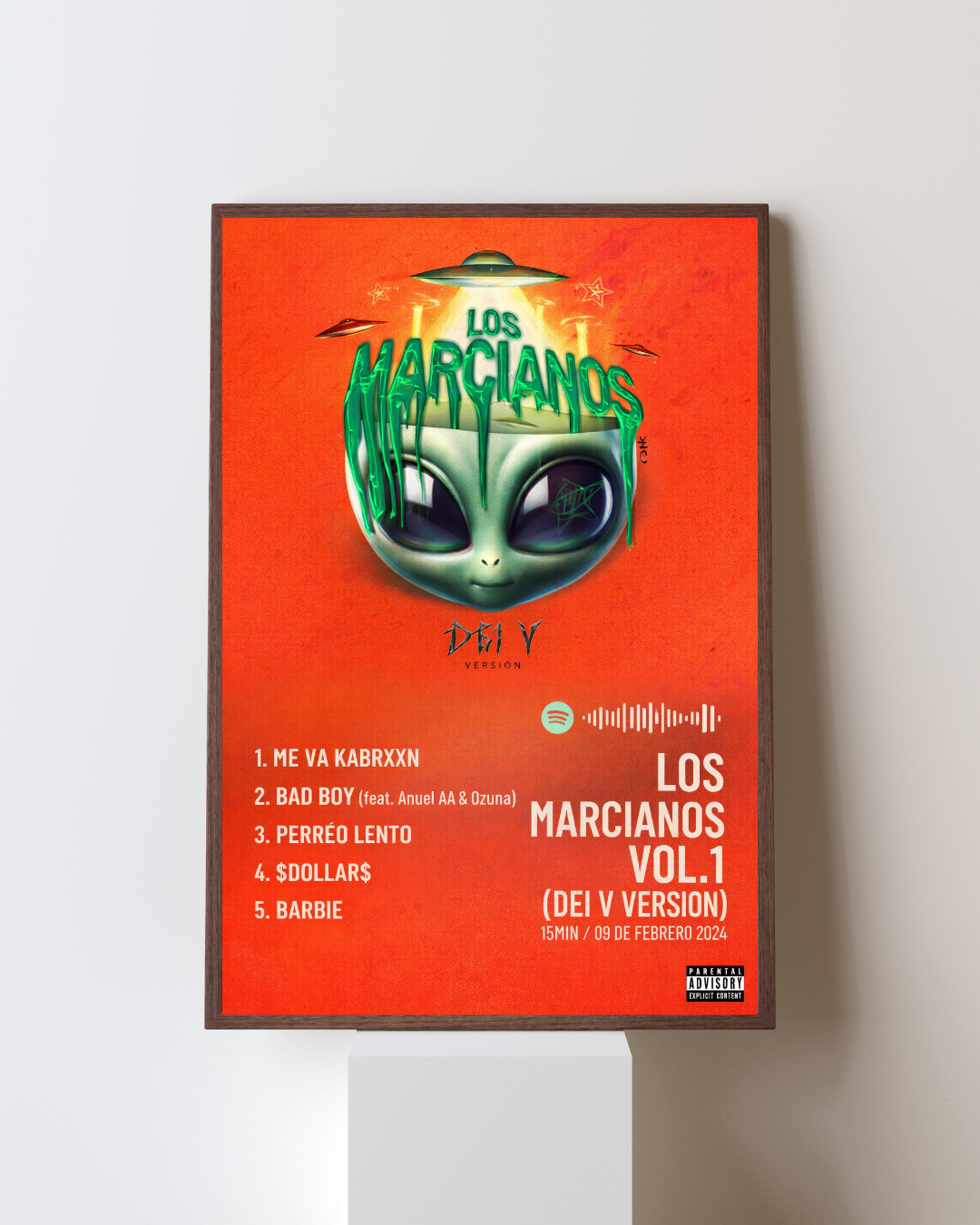 Cuadro DEI V –  Estilo Spotify